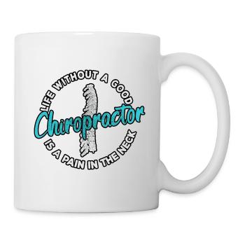 Chiropraktiker Physiotherapeut Nacken I Geschenk - Tasse - Weiß - Rechts