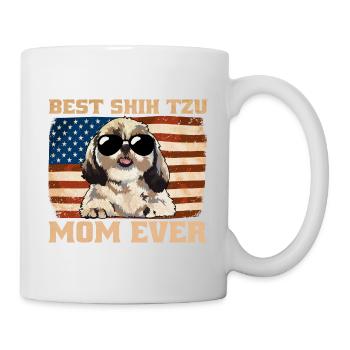 Meilleure maman Shih Tzu de tous les temps - Mug blanc - blanc - Droite