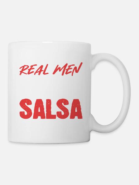Echte Männer tanzen Choreograph Geschenk - Tasse - Weiß