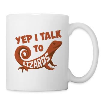 Lizards Papa Reptile Reptiles Lizard Gift - Mug - white - Right