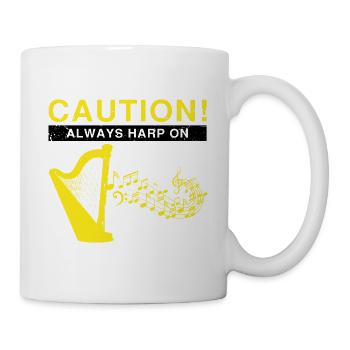 Conceptions de joueurs de harpe pour les conceptions de joueurs de harpe - Mug blanc - blanc - Droite
