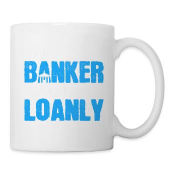 Ziemlich leise Makler Geschenk - Tasse - Weiß - Rechts