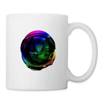 Astronaut Chameleon Reptile Keeper Outer Space - Mug - white - Right