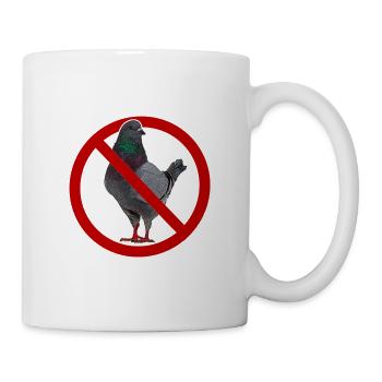 I Hate Pigeons Anti Pigeon - Mug - white - Right