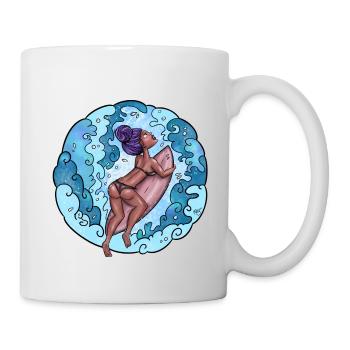 Surfer Girl - Mug blanc - blanc - Droite