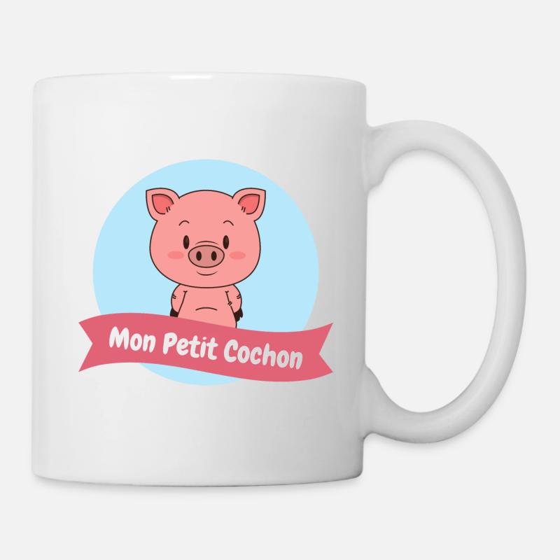Mon Petit Cochon Mignon - Mug blanc - blanc