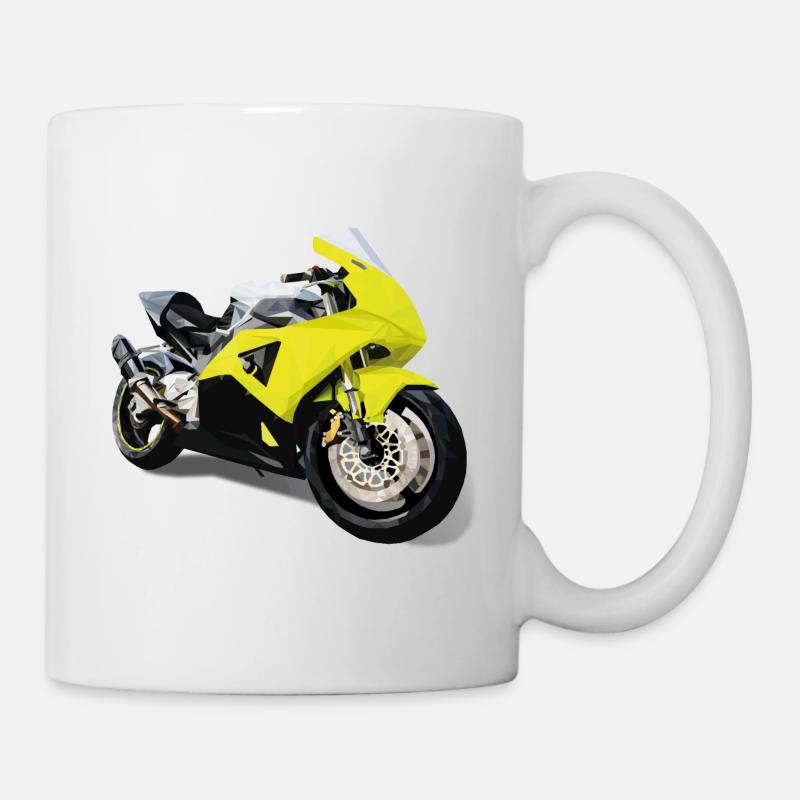Motorcycle for the track - Mug - white