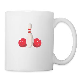 Sortez votre du bowling drôle de gouttière - Mug blanc - blanc - Droite