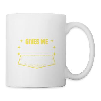 Bratwurst me donne des pouvoirs de professeur drôle - Mug blanc - blanc - Droite