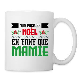 Premier noël en tant que mamie - Mug blanc - blanc - Droite