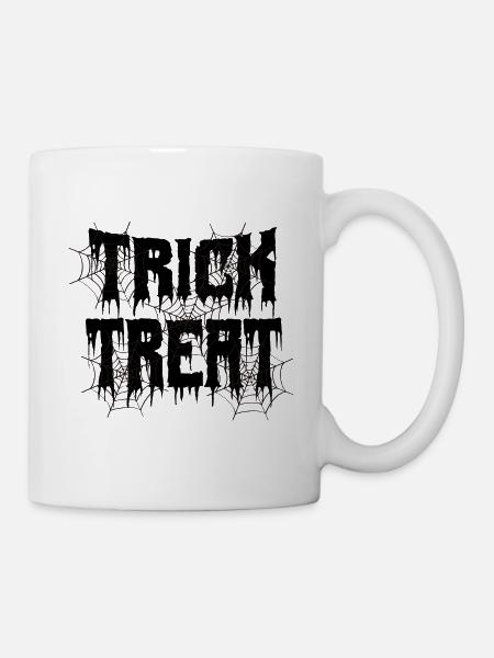 Trick Treat, Halloween. - Tasse - Weiß