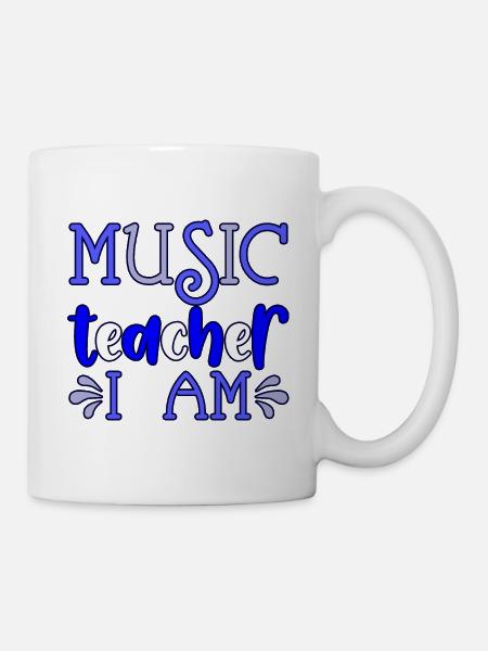 Musiklehrer Ich bin - Tasse - Weiß