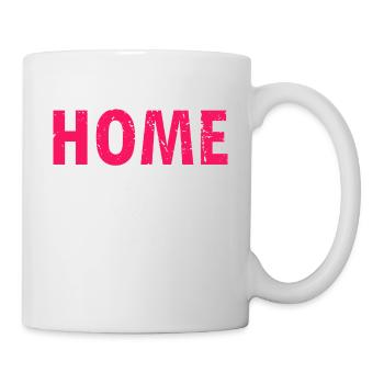La maison est l’endroit où le parcours de golf est génial rétro - Mug blanc - blanc - Droite