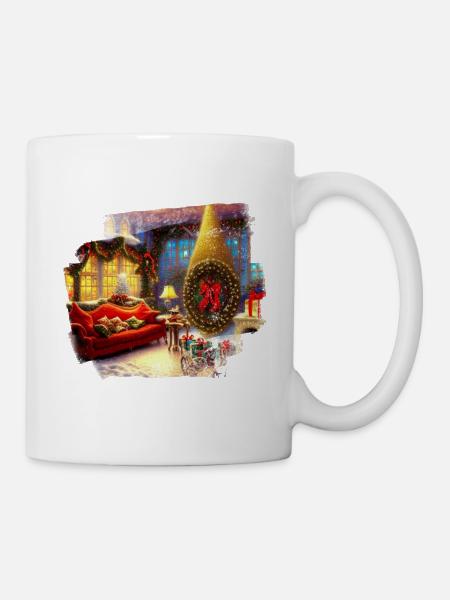 Weihnachten - Tasse - Weiß