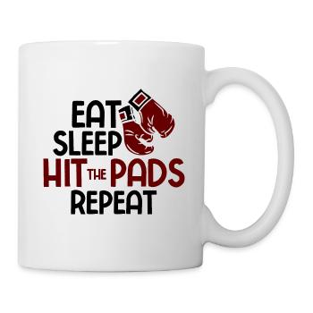 Boxsport Boxing - Tasse - Weiß - Rechts