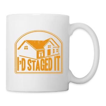 House presentation interior design interior designer Ge - Mug - white - Right
