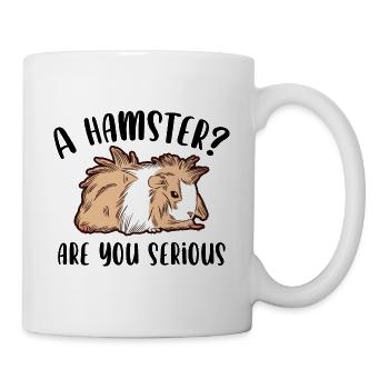 Nagetier Meerschwein Meerschweinchen - Tasse - Weiß - Rechts