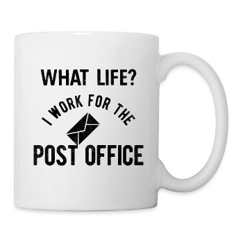 Briefträger Und Paket-Zusteller Für Postboten - Tasse - Weiß - Rechts