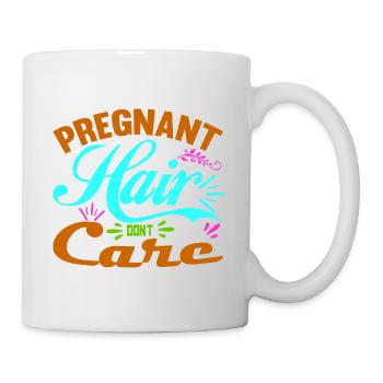 Mère Enceinte Bébé Nourrisson T-shirt Maman - Mug blanc - blanc - Droite