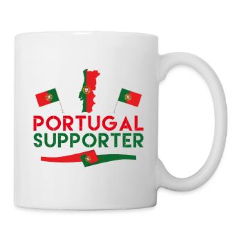 fan of Portugal supporter. Supporter of Portugal. - Mug - white - Right