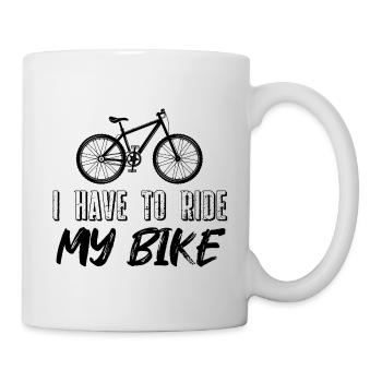 I Can't I Have Plans With My Bike Motorcycle Rider - Mug - white - Right