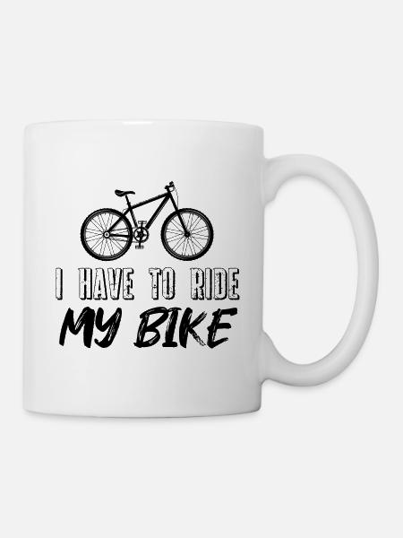 Ich kann keine Pläne mit meinem Motorradfahrer haben - Tasse - Weiß