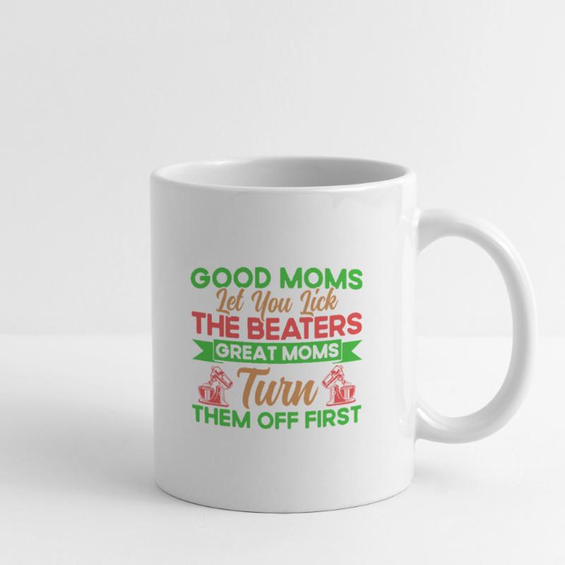 Cuisson des biscuits Cuisson des biscuits Équipage Jour de Noël Mug blanc