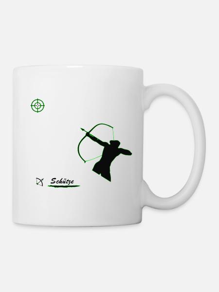 Schütze - Tasse - Weiß