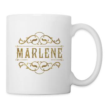Marlene gold - Tasse - Weiß - Rechts