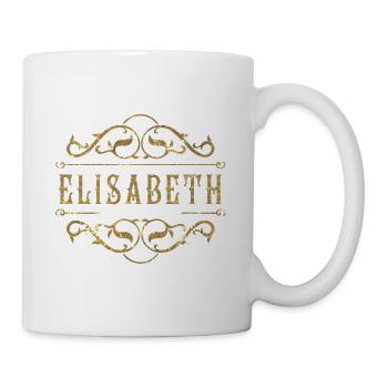 Elisabeth or - Mug blanc - blanc - Droite