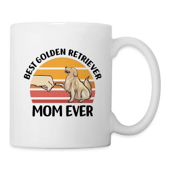 Golden Retriever - Tasse - Weiß - Rechts