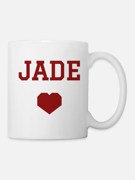Jade cœur - Mug blanc - blanc