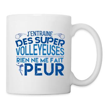 coach Volleyball Entraineur coach Volleyball !!!!! - Mug blanc - blanc - Droite