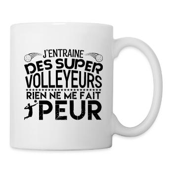 Volleyball coach Cadeau coach Volleyball - Mug blanc - blanc - Droite
