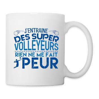 coach Volleyball Cadeau coach Volleyball - Mug blanc - blanc - Droite