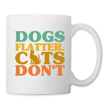 Katzen Sprüche Katze Katzen Liebhaber Geschenk - Tasse - Weiß - Rechts