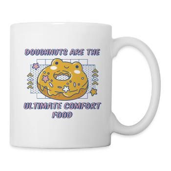 Doughnuts Are The Ultimate Comfort Food Funny - Mug - white - Right