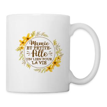 Mamie Et Petite-Fille Grand Maman - Mug blanc - blanc - Droite