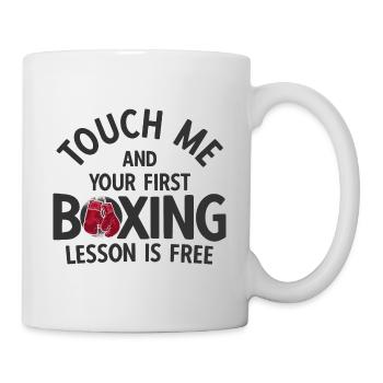 Boxsport Boxing - Tasse - Weiß - Rechts