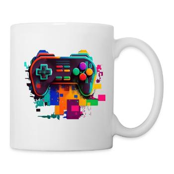 Retro Konsole - Tasse - Weiß - Rechts