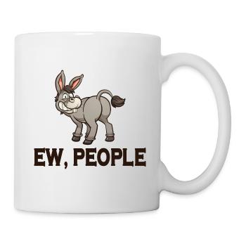 Esel Mama - Tasse - Weiß - Rechts