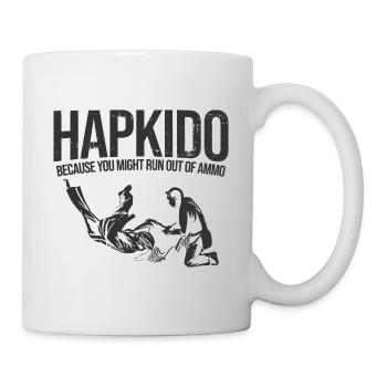 Koreanischer Kampfsport Hapkido - Tasse - Weiß - Rechts