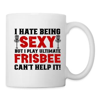 Disc Golf Player Frisbee Player - Mug - white - Right