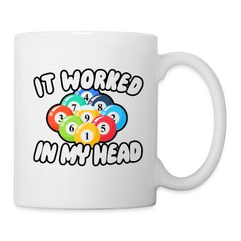 In meinem Kopf hat es funktioniert - Tasse - Weiß - Rechts