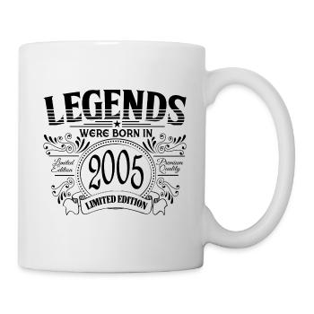 Legends were born in 2005 - Mug - white - Right