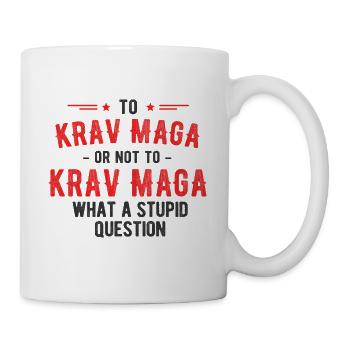 Israelischer Kampfsport Krav Maga - Tasse - Weiß - Rechts