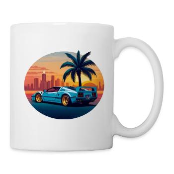 MIAMI RACECAR - Tasse - Weiß - Rechts
