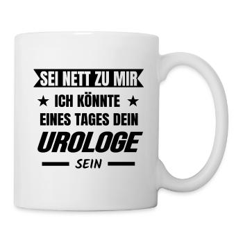 Urologe Mediziner Urologie - Tasse - Weiß - Rechts