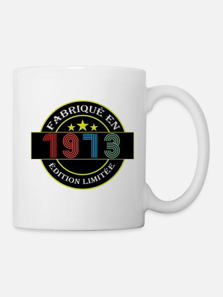Fabriqué en 1973 Edition limitée - Mug blanc - blanc