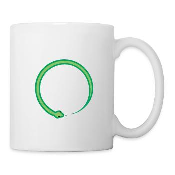 Keine Schlangen in meinem Kreis - Tasse - Weiß - Rechts